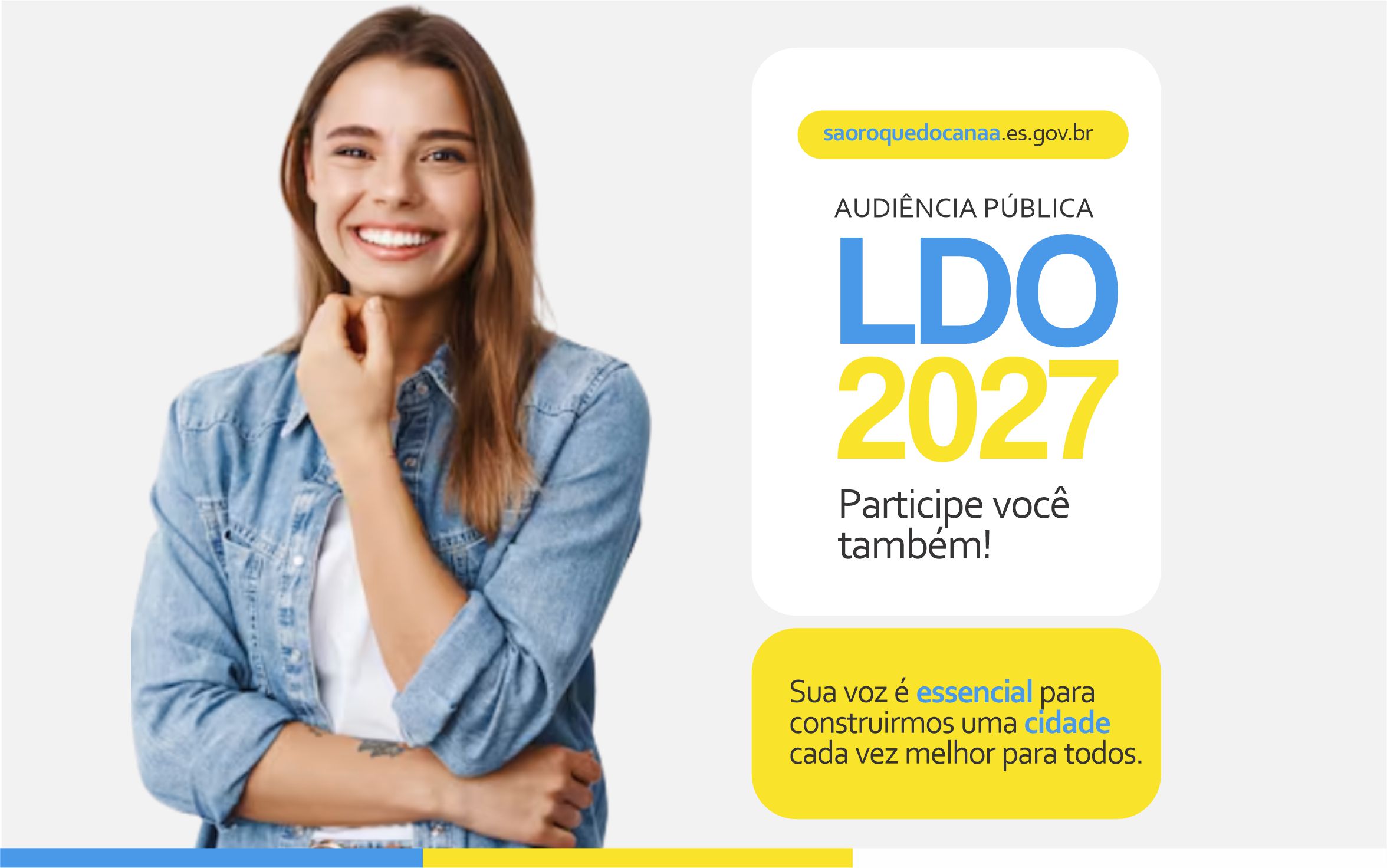 AUDIÊNCIAS PÚBLICAS –  Prefeitura convida população para participar da construção do futuro do município!
