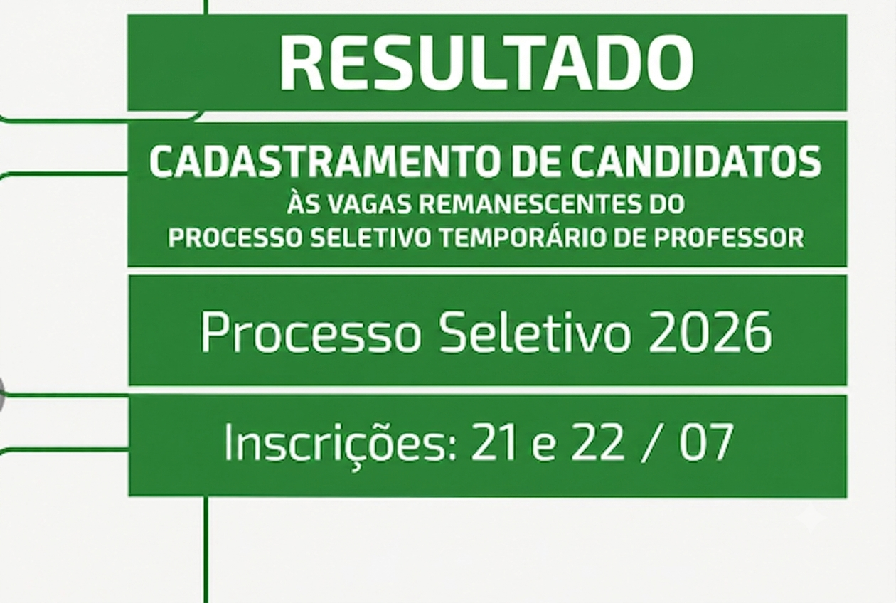 PROCESSO SELETIVO SIMPLIFICADO CONTRATAÇÃO PROFESSOR