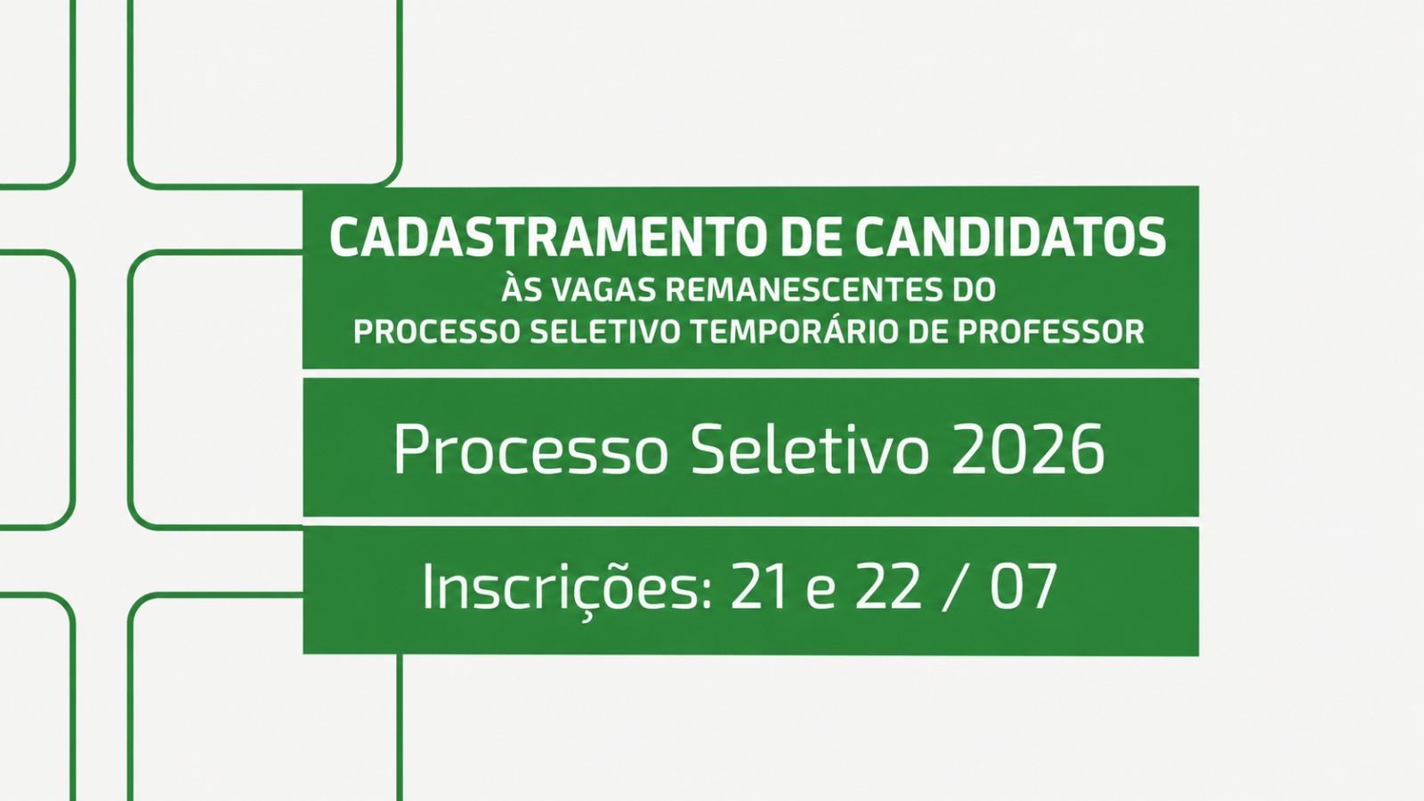 PROCESSO SELETIVO SIMPLIFICADO CONTRATAÇÃO PROFESSOR