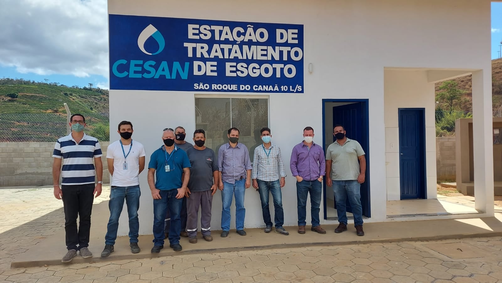  Estação de Tratamento de Água e Esgoto de São Roque do Canaã visita técnica da CESAN