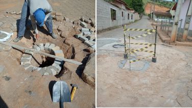  Prefeitura inicia trabalho de manutenção nos bueiros da cidade.