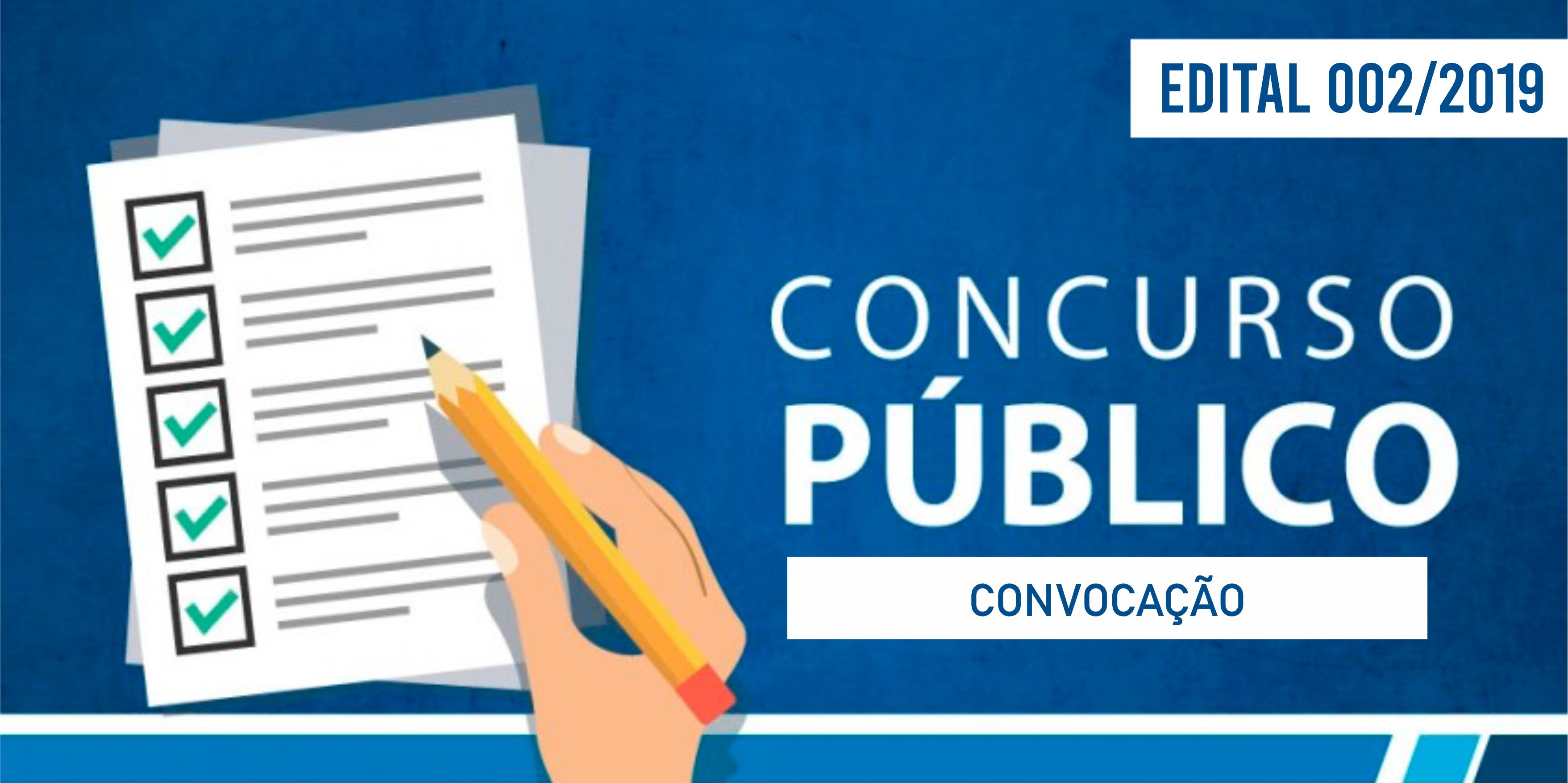 Prefeitura lança Edital de Convocação do Concurso Público nº 002/2019