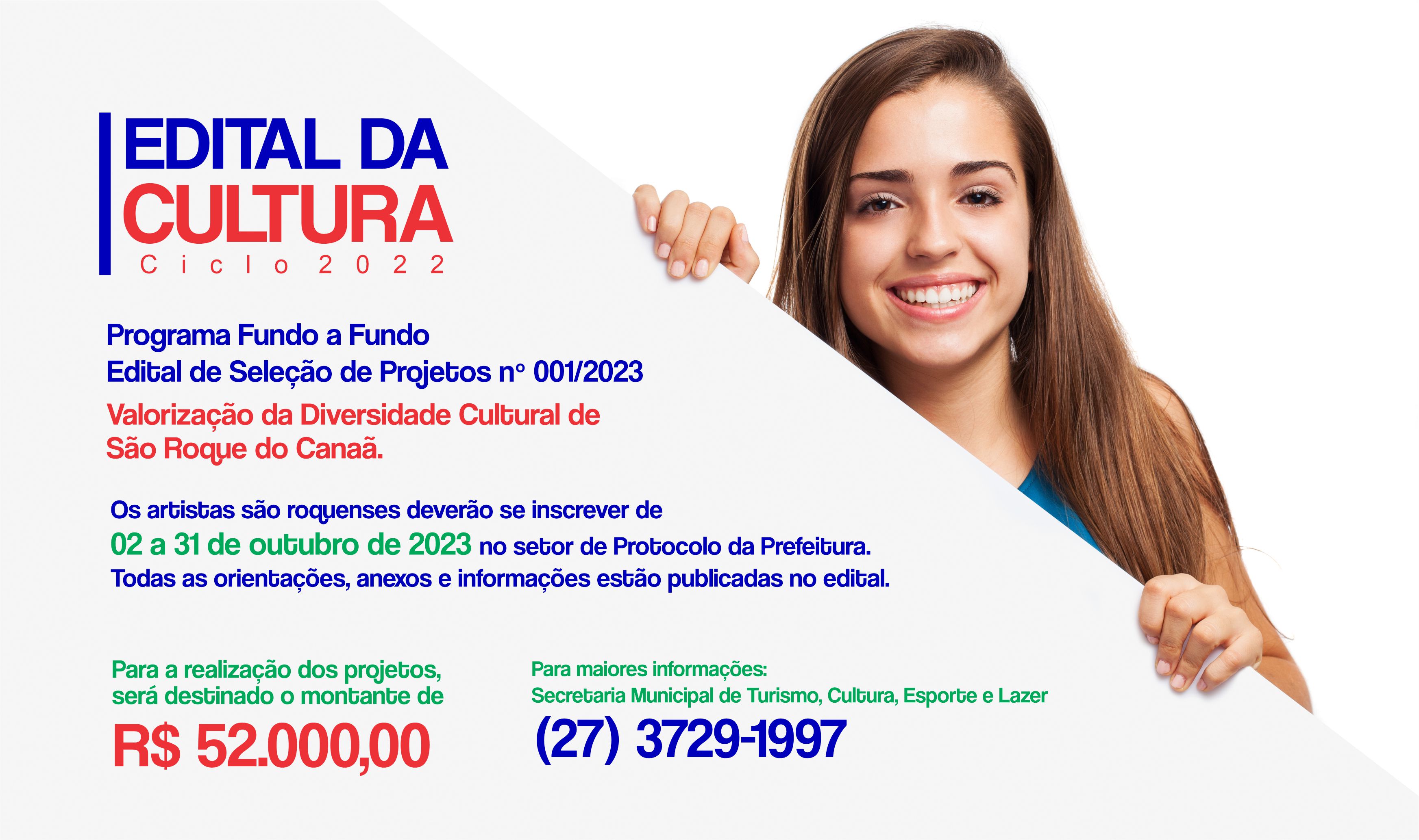 Edital da Cultura Ciclo 2022 – Programa Fundo a Fundo