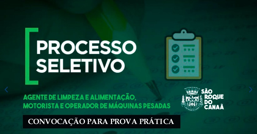 Convocação prova prática 