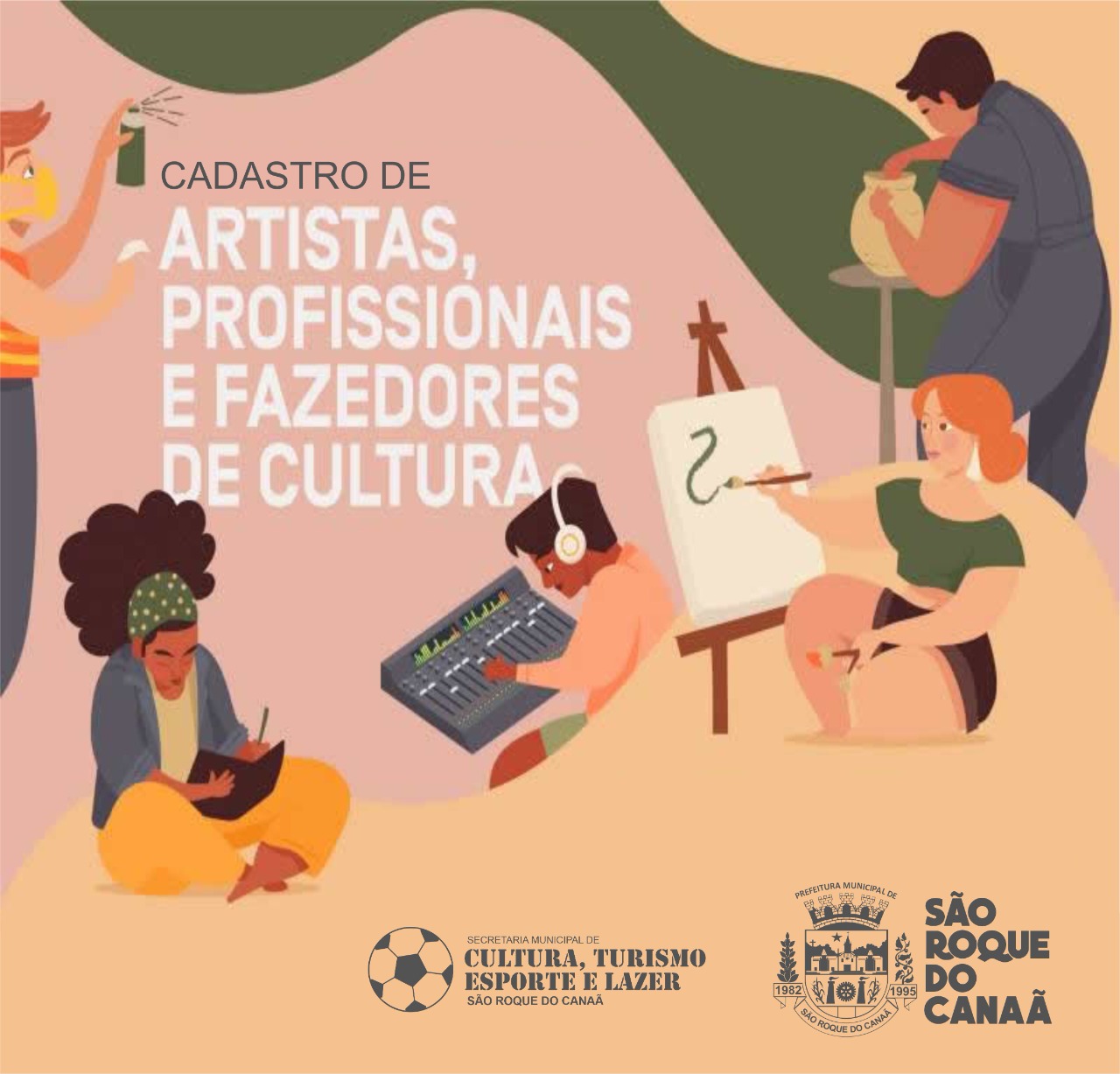 Secretaria de Turismo, Esporte e Lazer de São Roque do Canaã, lança cadastro dos “Fazedores de Cultura”.